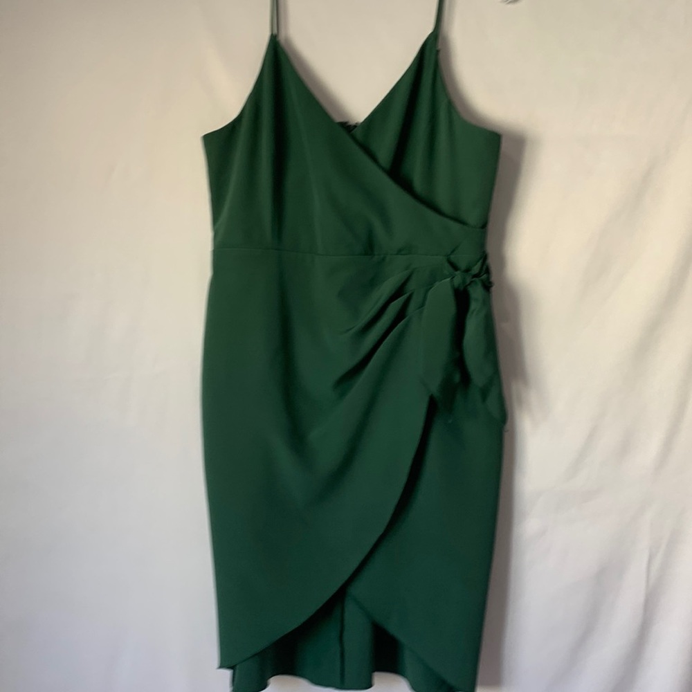 BCBGeneration Spaghetti Mini Dress Green 14